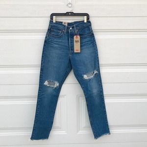 Levi’s 501 High Rise Skinny Jeans Blue Size 26